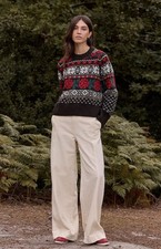 New Next Brown Red Floral