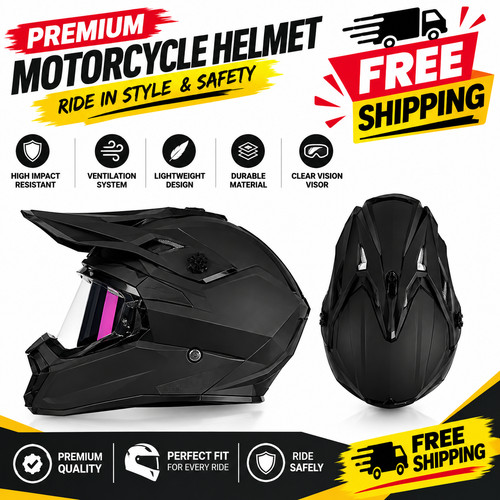 Off road motorcycle helmet - road,