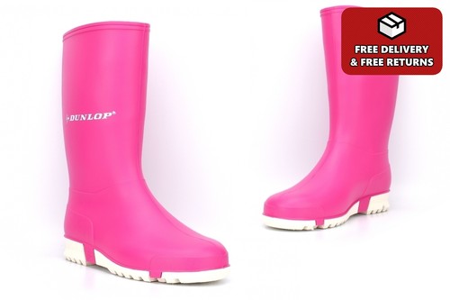 Dunlop girls wellington boots - girls,