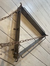 Vintage Metal Kitchen Studio Hanging Utensil Rack Triangular Shape