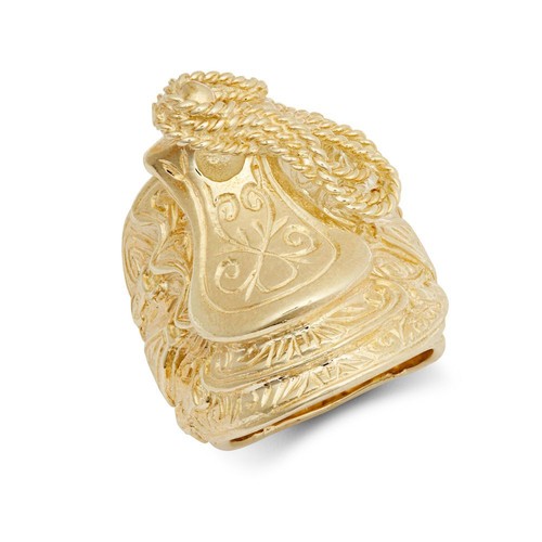 9ct yellow saddle - 9ct,