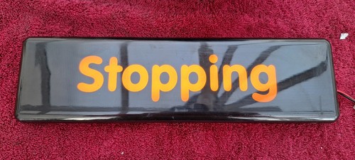 Bus stopping sign 24v - "stopping",