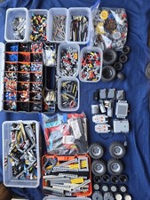 Technic Lego Massive Bundle Of Parts, Gears, Bricks Electric Battery Boxes