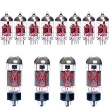 Replacement Valve Kit for Egnater Tourmaster (7 x ECC83 1 x Balanced ECC83 4 ...