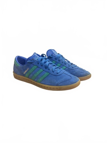 Rare adidas hamburg - blue, suede