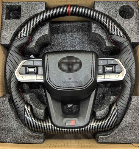 Carbon fibre steering wheel - fibre,