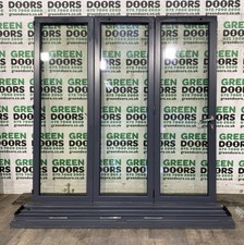 GREY ALUMINIUM BI-FOLDING