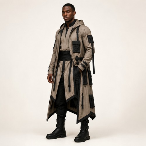 Men sand techwear hooded - men's,