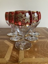 Vintage 6 German Cranberry