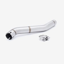 Lextek Stainless Steel Link Pipe for Honda CBR600 F (87-90) Exhaust Clamp-On