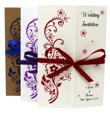 Gatefold wedding/evening
