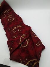 Vintage Mens Tootal Necktie Red Paisley