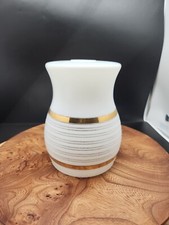 RETRO 70'S WHITE GLASS GOLD