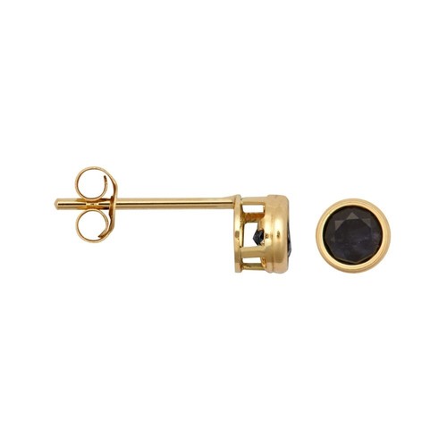 9ct gold sapphire - gold,