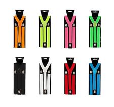 Elasticated Braces Unisex Slim