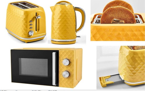 Yellow diamond slice - yellow, toaster
