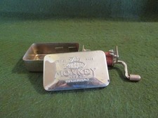 Antique Vintage The Kirbee Monkey Strop Razor Sharpener in Original Tin