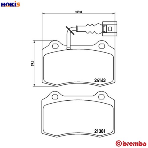 Brake pad set disc - pad,