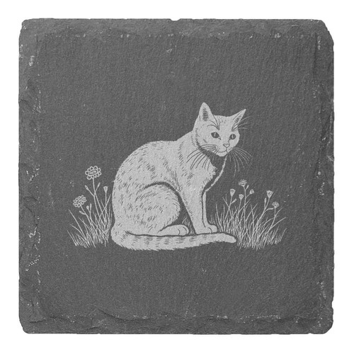 Cat garden slate - 4,