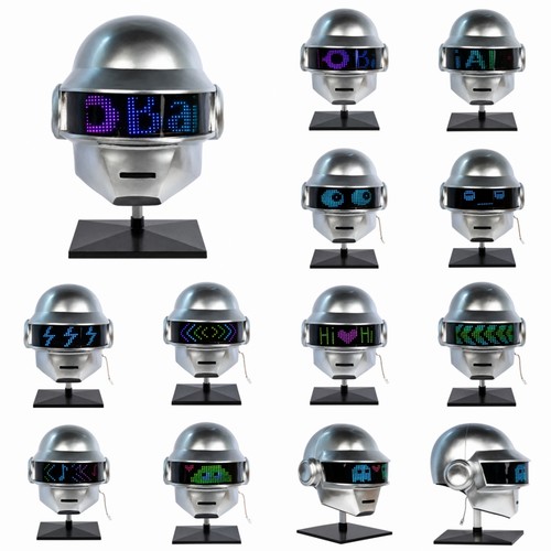 Daft punk thomas helmet - helmet, silver