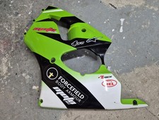 Kawasaki Zx6r Left Lower Fairing Green J1 J2