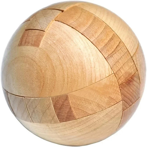 Wooden puzzle magic - wooden, ball