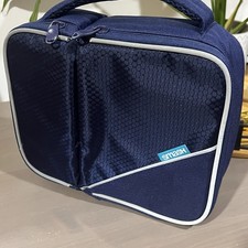 Navy Blue Smash Children’s Lunch Box Insulated Lunch Bag With Sandwich Pot