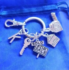 Estate agent Keyring with