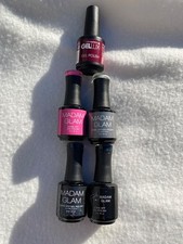 madam glam gel polish and Gellux x 5 bundle