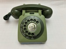 Vintage Green Rotary Dial Telephone GPO 706 Tested Working