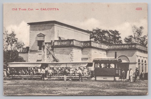 Old tram car calcutta india - tram,