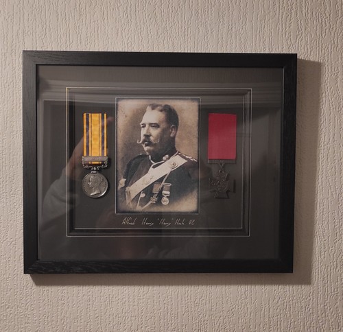 Framed replica zulu medal - zulu,