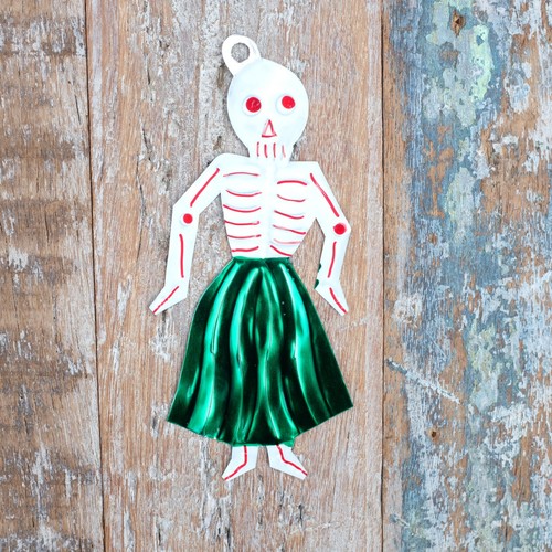 Mexican tin skeleton - mexican,