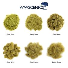 WWS Dead Static Grass - Different Lengths and Sizes| Model Rail WarGames Scenery