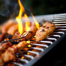 Stainless Steel, Cast Iron BBQ Cooking Grill Net Grate Grid Camping Outdoor Rack