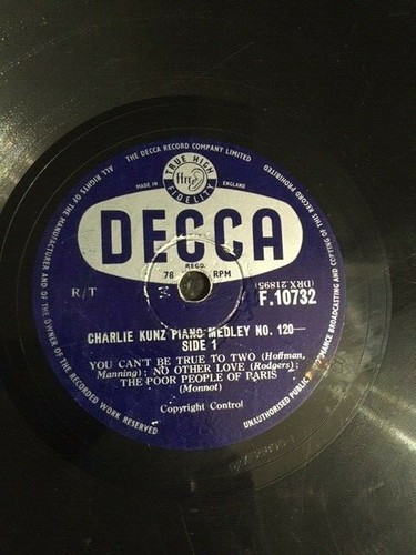 1956 charlie kunz piano - 1956,
