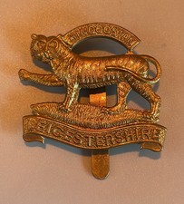 Leicestershire Regiment, Genuine British Army Cap Badge Economy Issue All Brass
