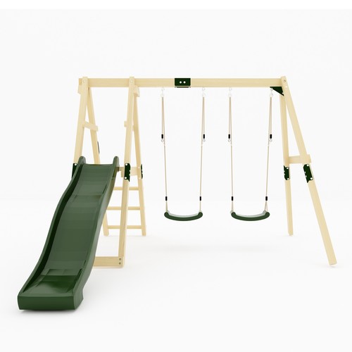 Galactica outdoor wooden swing - galactica,