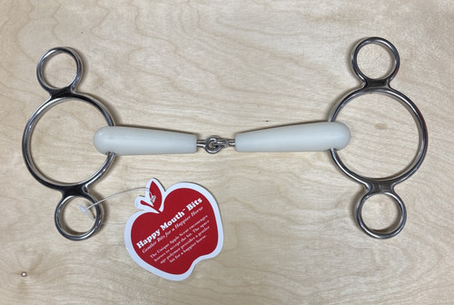 Happy mouth ring jointed gag - happy,