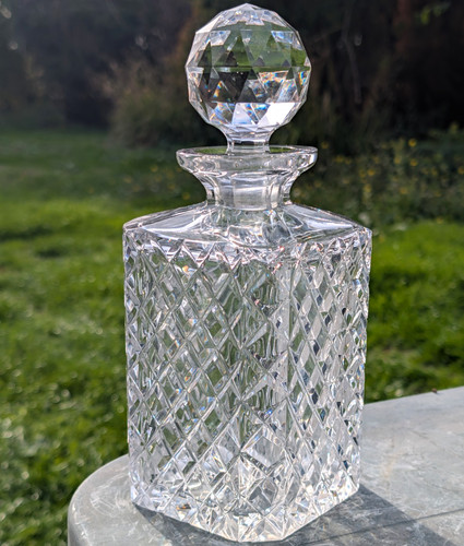 Vintage heavy cut crystal - cut,