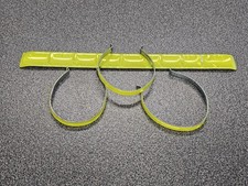 x3 Reflective Trouser Clips Safety Strips Cycling Hi-Viz Bike High Visibility