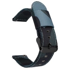 Quality Camouflage Nylon Watch Strap Mens 18 20 22 24mm Outdoor Sports Wristband