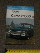 Ford Corsair 1500 1963-1965 Pearson's Illustrated Car Servicing Guide 1972