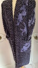 ANN BALON Purple Appliqué Long Dress COAT Coatigan Cardigan Jacket Size 14 16