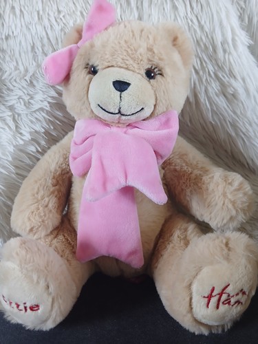 Hamleys plush beige with pink - hamleys,