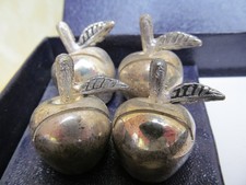 Set silverplated apple - set, 4