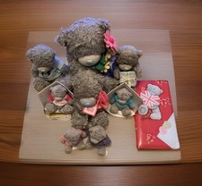 Me to You Tatty Teddy Bears x8 + Wallet/Purse Bundle Collectible Plush Job  Lot