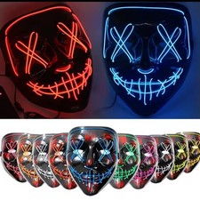 LED 2 Colour Lights Mask 3