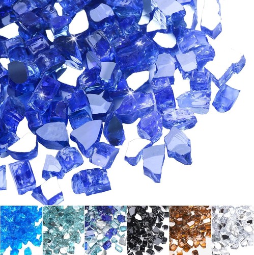 Fire pit glass - fire, reflective