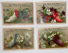 Victorian trade cars set of 4